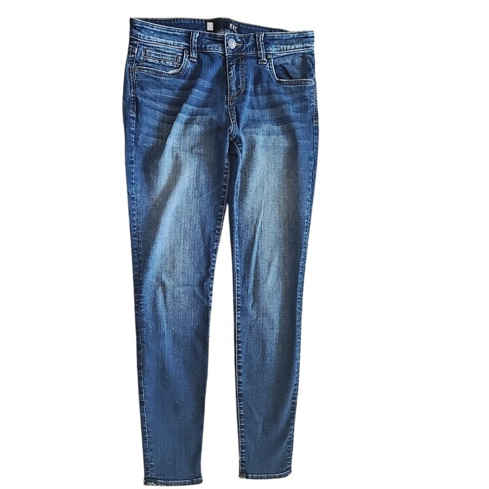 Kut‎ from the Kloth Mia Toothpick Skinny Jeans Size 6 Blue used, casual denim